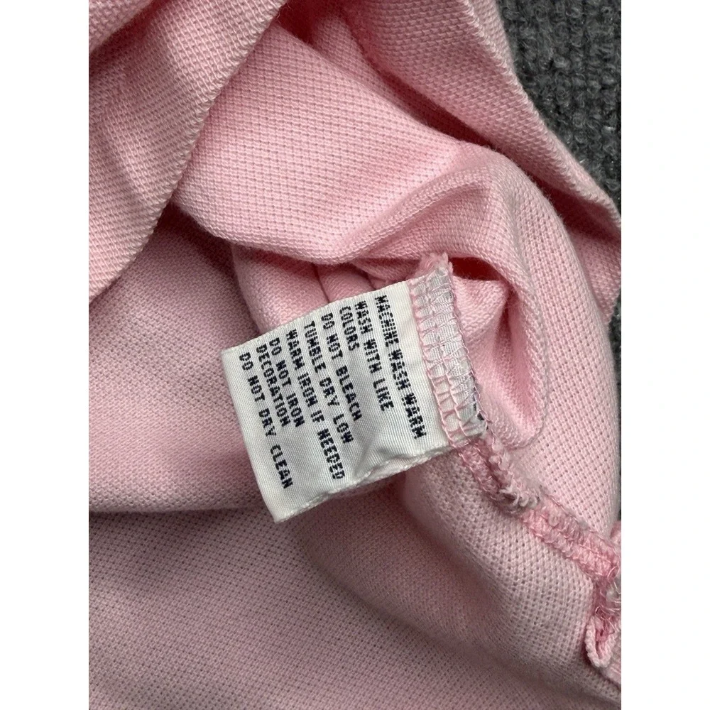 Polo Ralph Lauren Mens L Pink Athletic Canoeing Graphic Paint Splatter Polo